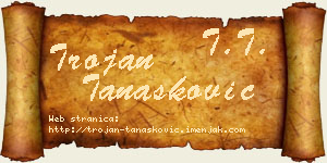 Trojan Tanasković vizit kartica